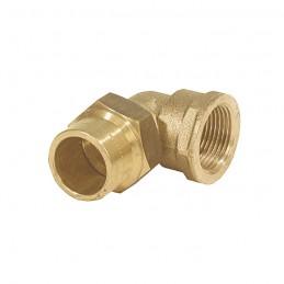 Coude bicone gaz 12x1/2 F