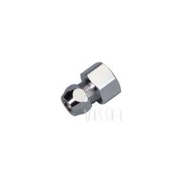 Manchon chromé 3/8 F x 10