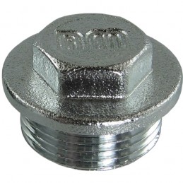 Bouchon M chromé 1/2 - FIG 290