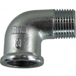 Coude MF chromé 1/2 - FIG 092
