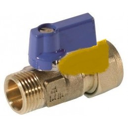 Mini vanne bleu 1/2 MF 16