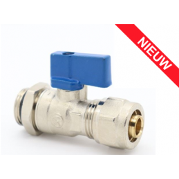 Mini vanne bleu 1/2M-16 O-Ring