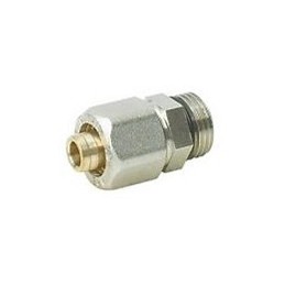 Raccord droit M 1/2x20 avec...