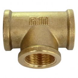 T-stuk messing 3/4 VVV