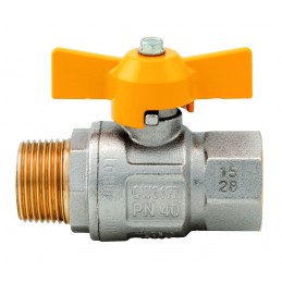 Robinet gaz 3/4 MF papillon...