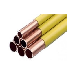 Tube cuivre gaz gainé jaune...