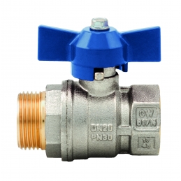 Vanne à bille MF passage...