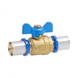 Bolkraan met vlinder 