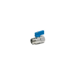 Mini vanne manette bleu