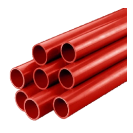 Tube en acier rouge en...