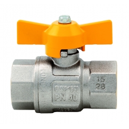 Robinet gaz 1/2 FF papillon...